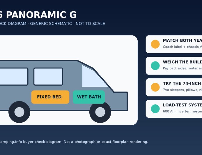 2026 Panoramic G review: a bright, fixed-bed van with price and payload homework