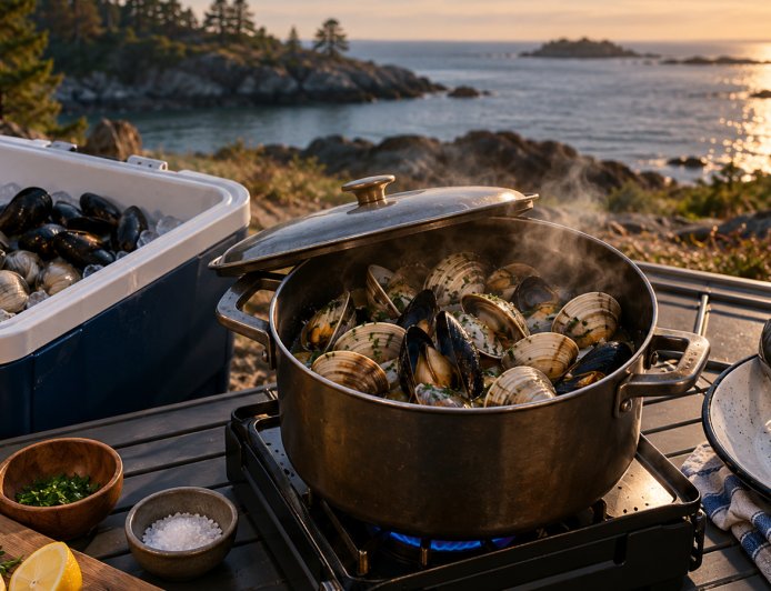 Before you dig dinner: check the shellfish closure, then light the stove