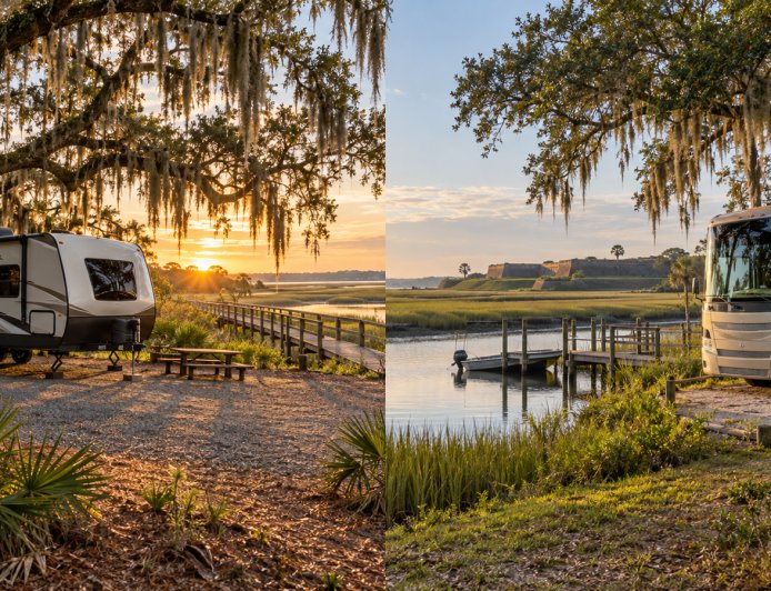 Skidaway Island or Fort McAllister? Pick the Savannah RV base by the trip
