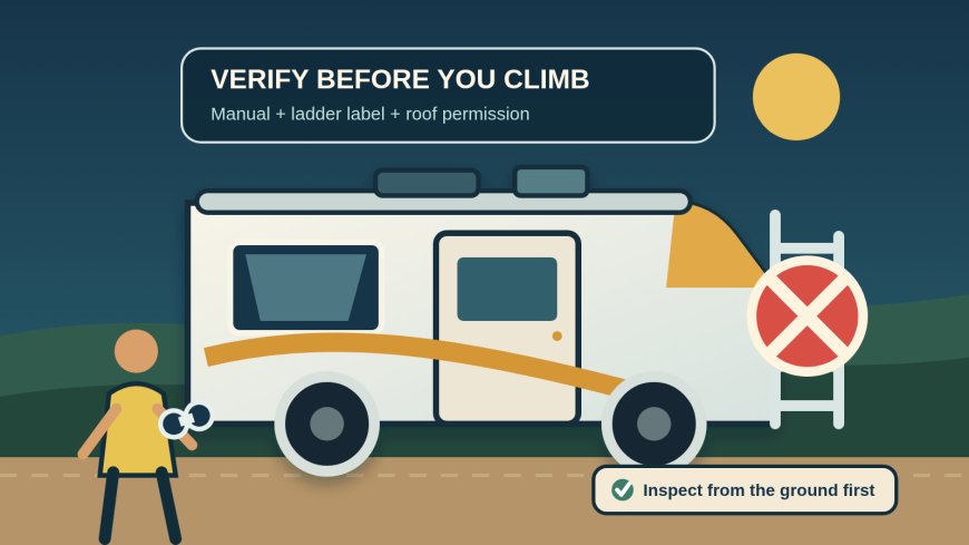 Before you climb: an RV roof-access safety check