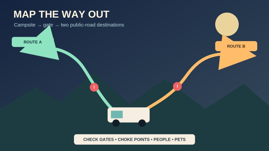 Map the Way Out: An RV Campground Evacuation-Route Plan