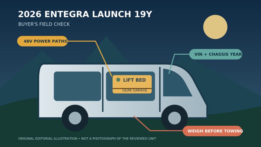 2026 Entegra Launch 19Y review: great gear space, demanding systems checks