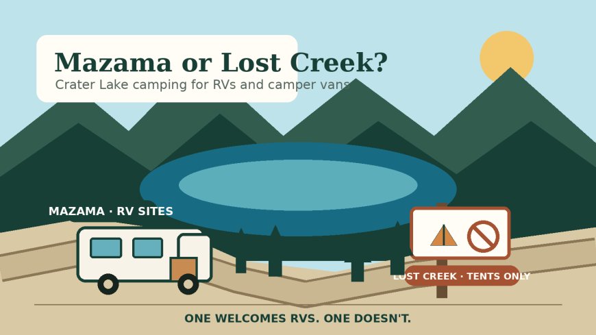 Mazama vs. Lost Creek: the Crater Lake RV Camping Comparison