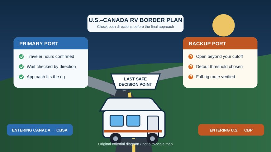 Pick the Right U.S.-Canada Border Crossing for Your RV