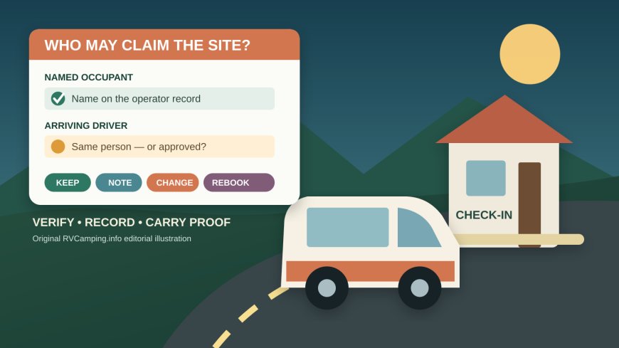 Can Someone Else Use Your Campsite Reservation? Build a Named-Occupant Plan