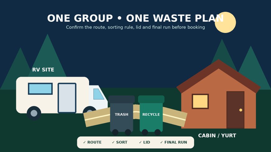 Who Takes Out the Trash? A Waste Plan for RV-and-Cabin Groups