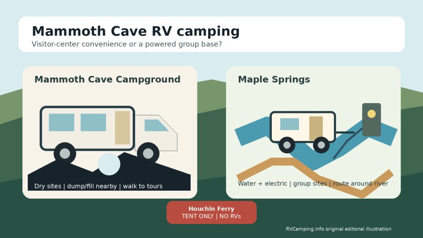 Mammoth Cave RV camping: Mammoth Cave Campground or Maple Springs?