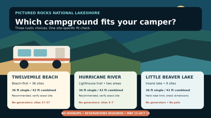 Pictured Rocks RV Campgrounds: Twelvemile Beach, Hurricane River or Little Beaver Lake?