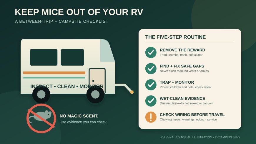 Keep Mice Out of Your RV: A Between-Trip and Campsite Checklist
