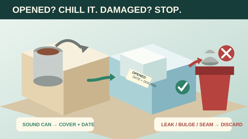 Half a can at camp: where the rest goes and when it gets tossed