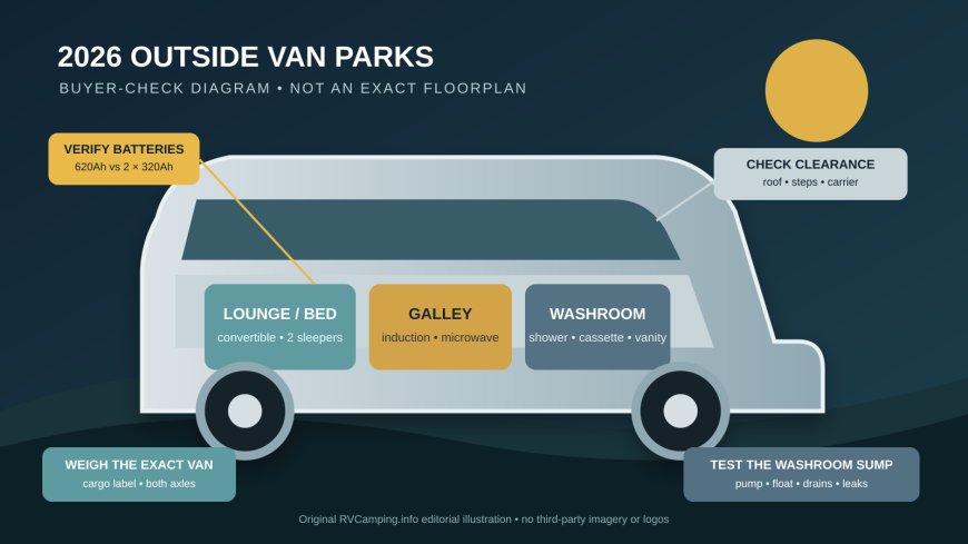 2026 Outside Van Parks review: premium power, costly bathroom trade-off