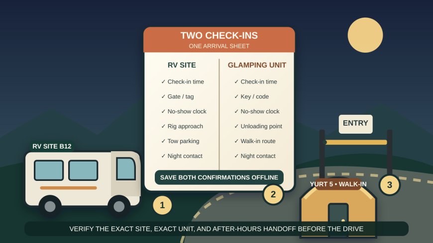 Two Check-ins, One Arrival: A Late-Arrival Worksheet for RV-and-Glamping Groups