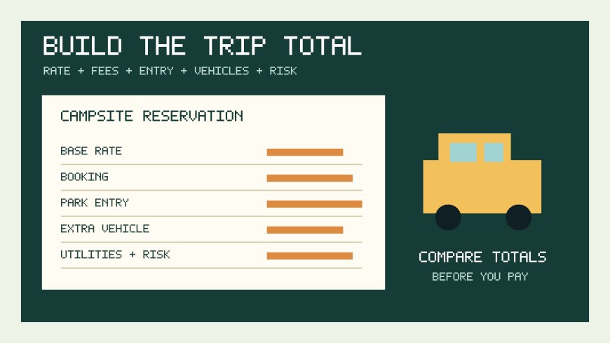 The campsite rate is not the trip total: build an all-in RV reservation budget