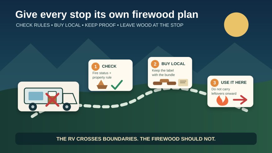 Don’t let firewood become cargo: build a boundary-safe RV campfire plan