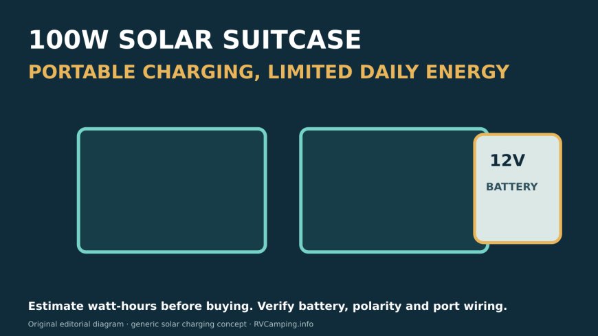 Renogy 100W N-type solar suitcase review: portable charging, limited daily energy