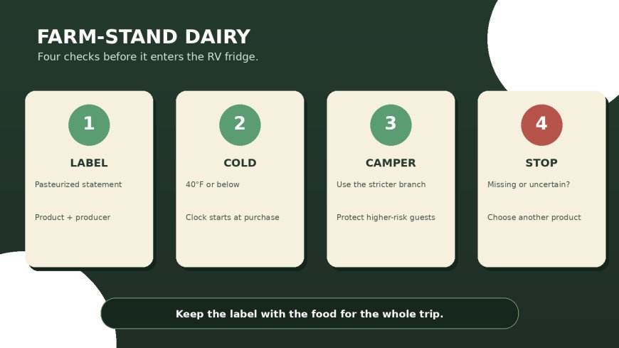 Farm-stand milk or cheese at camp? Read the pasteurization label first