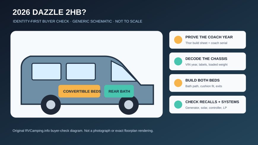 2026 Thor Dazzle 2HB review: the model-year mismatch buyers need to catch
